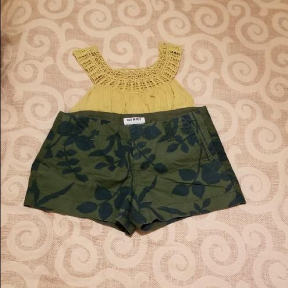 Cute Leafy Green Shorts
